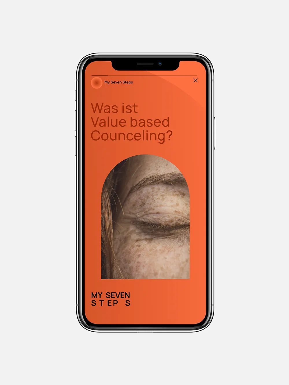 My-Seven-Steps-Story auf dem Smartphone: Was ist Value based Counseling?