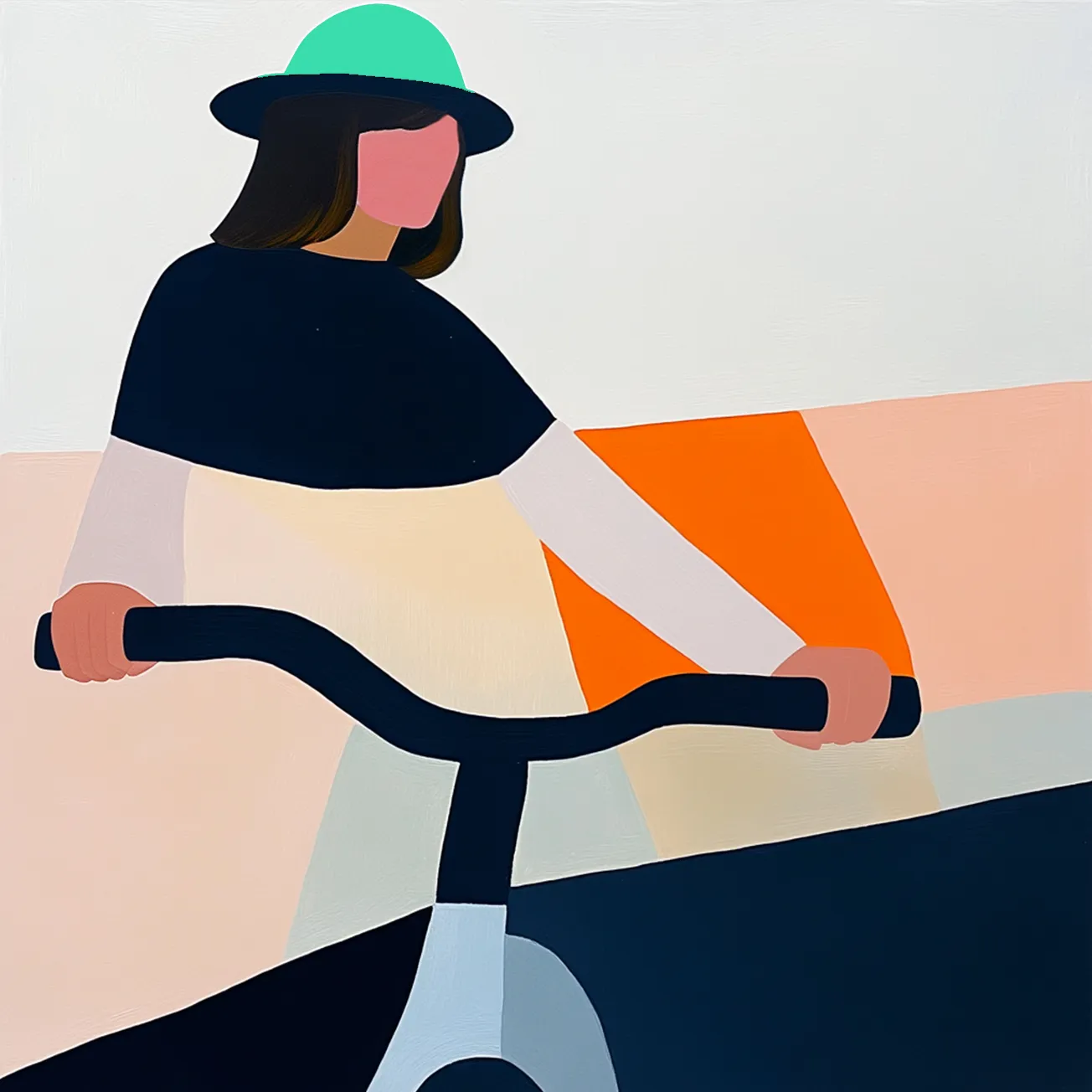 KI-Illustration Fahrradversicherung