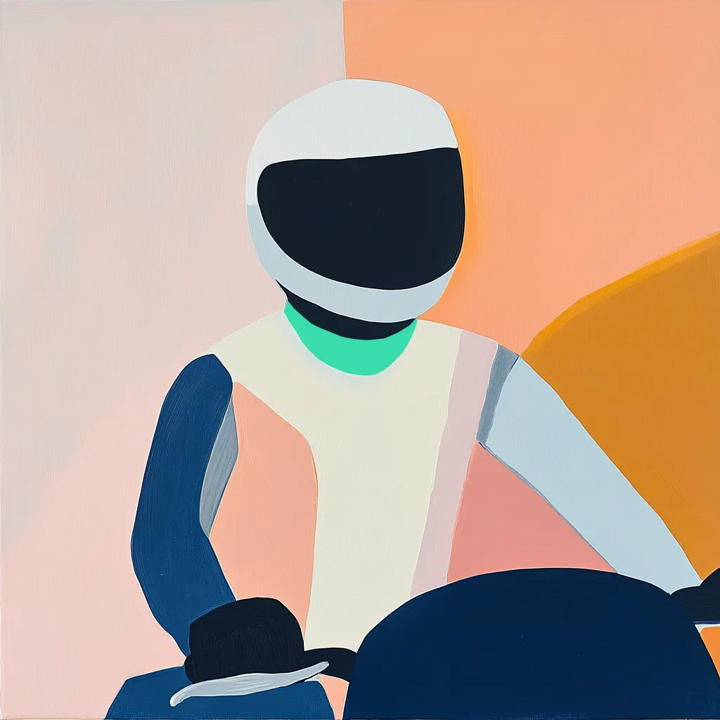 KI-Illustration Motorradversicherung