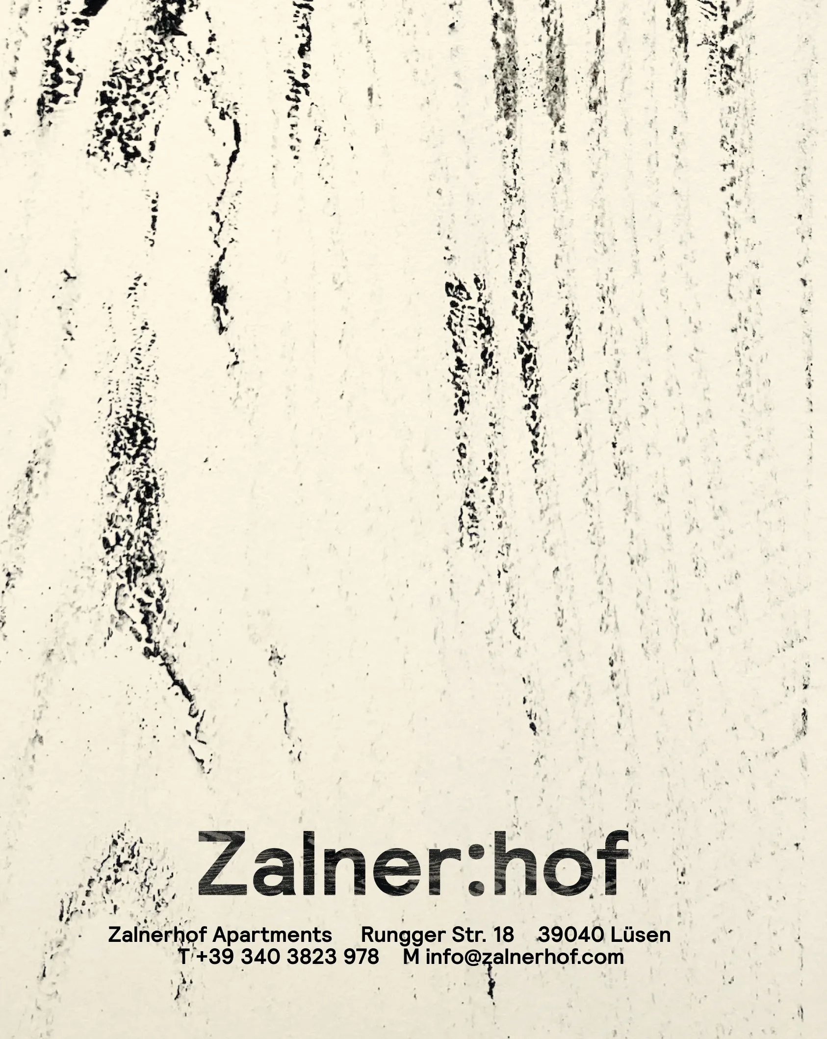Briefbogen und Karte des Zalnerhofs